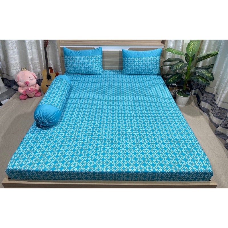 Bộ drap thun hàn quốc 4 món mát mịn