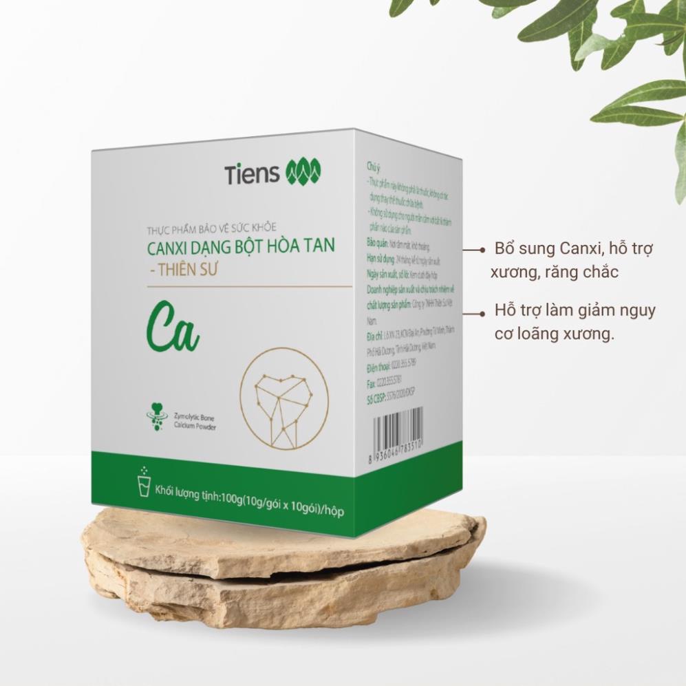 Trợ giá Canxi hữu cơ Tiens hộp 10 gói, hàng chuẩn, date mới, bí quyết cho xương chắc khoẻ, dẻo dai