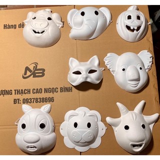 30 Mặt nạ giấy bồi kèm dây đeo combo sỉ 30 chiếc, hàng nhập khẩu trực tiếp các khách buôn đại lý cần nhập xin liên hệ