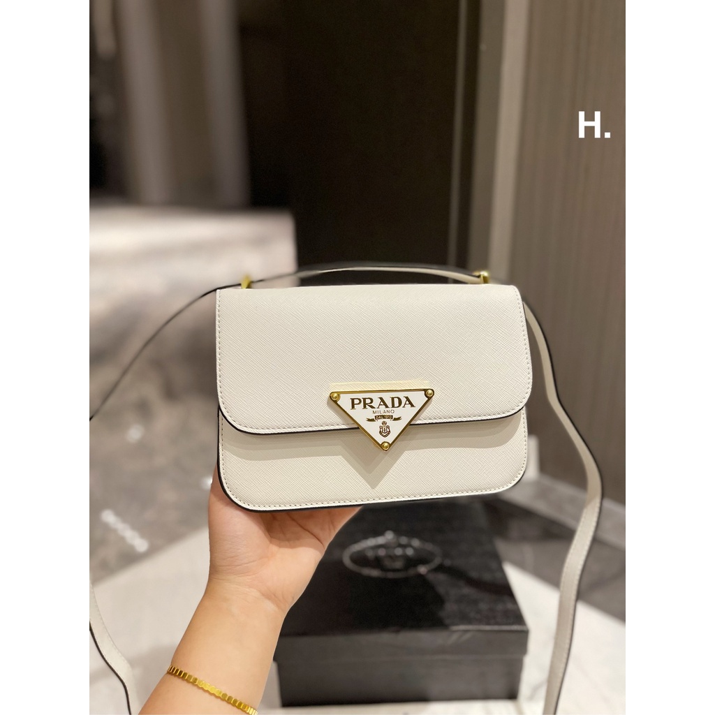 Túi Đeo Vai / Xách Tay / Xách Tay / Đeo Chéo mini Có Khóa Kéo Phong Cách Thể Thao Thời Trang Thường Ngày Prada Cho Nữ