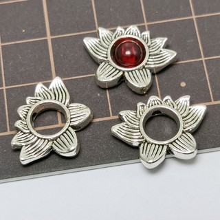 Set 5 Charm hoa sen có thể bỏ hạt ở giữa - KL068 MOCHUONG JEWELRY