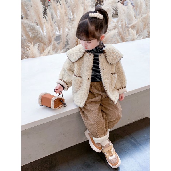 áo lông cừu lót da lộn hàng qccc