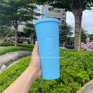 Ly Starbucks Studded Matte Blue Sky 710ml