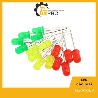 Led 5mm màu đỏ thân đục siêu sáng (Túi 10 con)