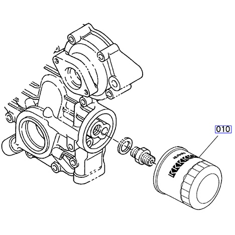 HH15032094 | Lọc Nhớt Động Cơ Kubota D1105 | B2140 | B2420 | B2440 | DC35