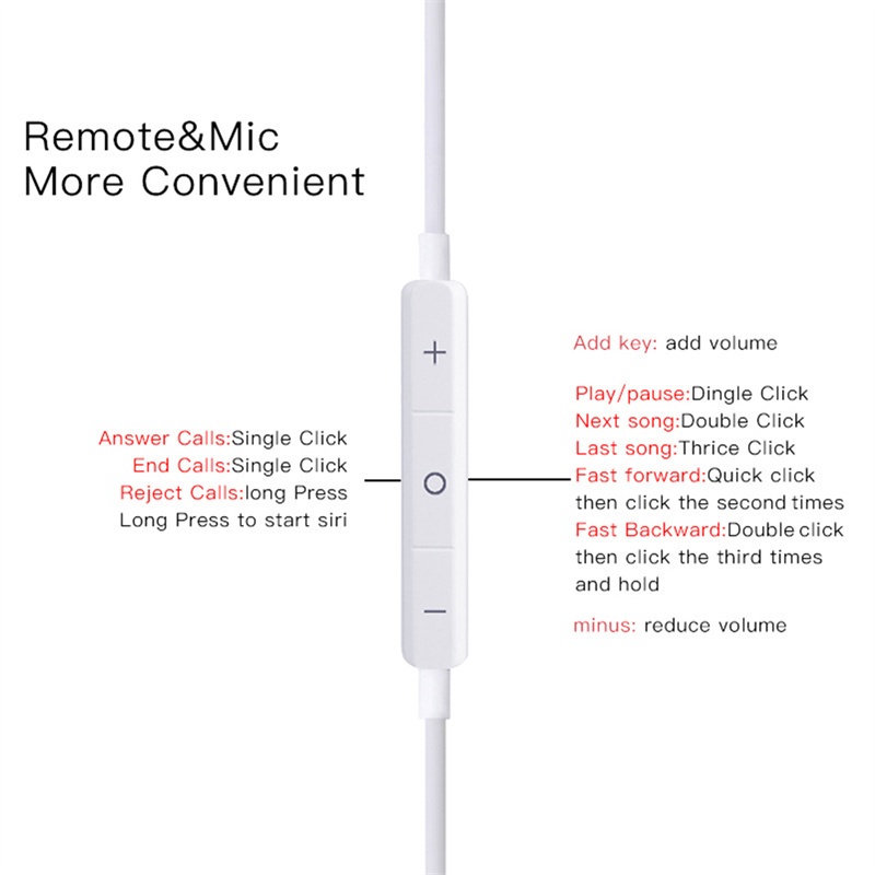 Tai Nghe Nhét Tai Bluetooth Có Dây Kèm Mic Cho IPhone 13 12 11 Pro XR XS Max Mini 7 Plus Xiaomi