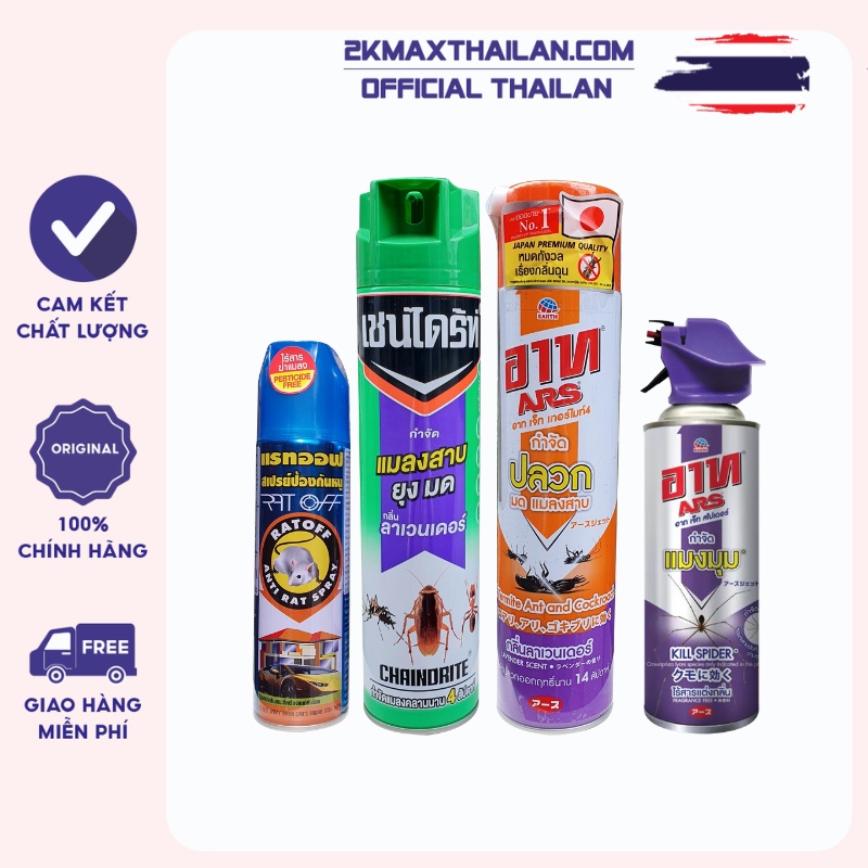 Chai Xịt Chuột Thái Lan - Côn Trùng Mối - Kiến -Gián - Nhện - 200ml ...