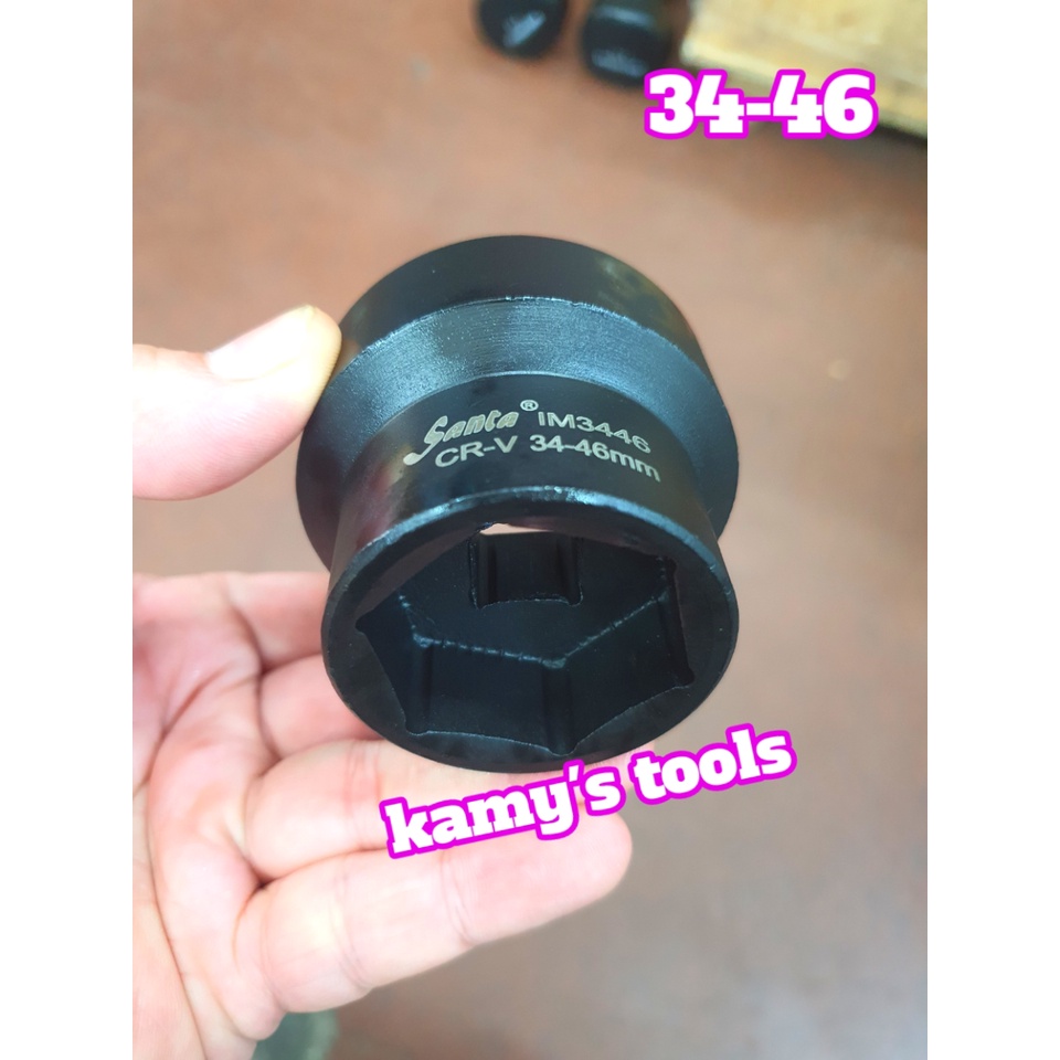 Đầu tuýp khẩu 2 đầu 39mm 41mm và 34mm 46mm lỗ vuông 1/2 inch thép đen cao cấp