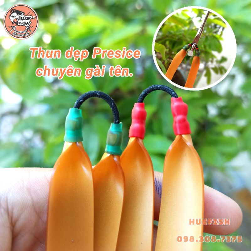 Dây thun dẹp Precise 1mm bắt cá buộc sẵn