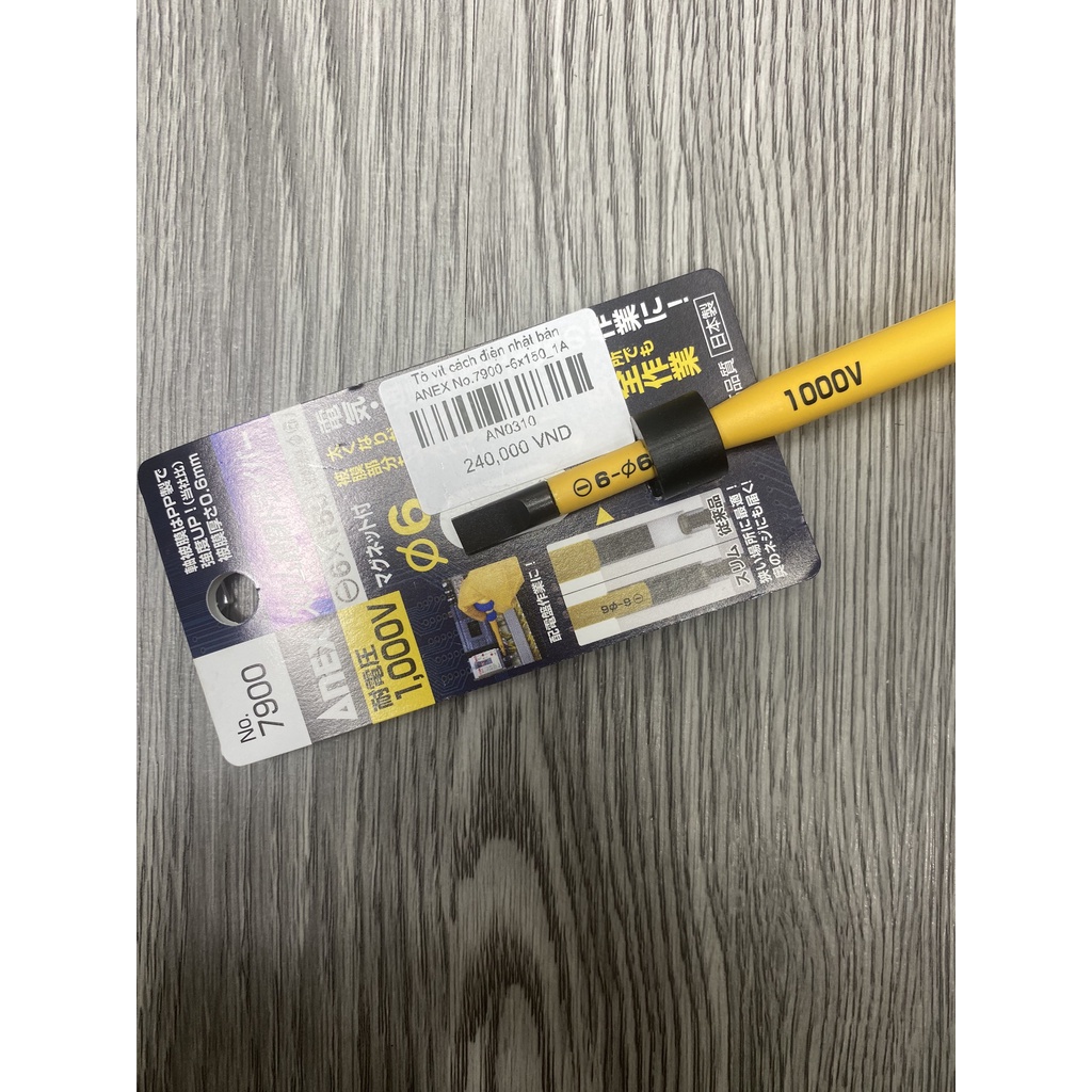 Tô vít cách điện 1000V ANEX 7900 Cao Cấp Made In Jpan Hàng Chính Hãng | Mezoha.vn