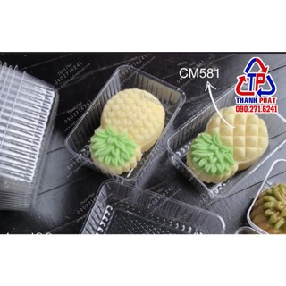 100 khay đựng bánh dứa 30g-50g