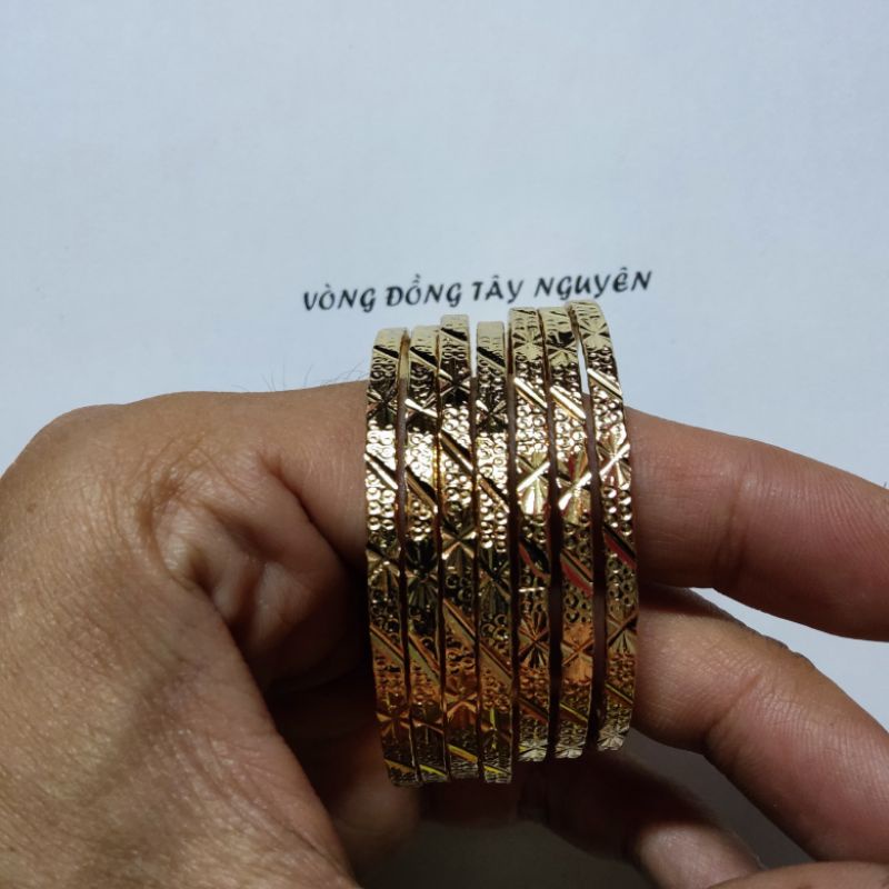 Bộ Vòng Ximen Nữ Bằng Đồng Nguyên Chất Tây Nguyên Loại Đẹp