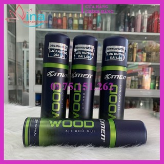 Xịt khử mùi thơm lâu XMen Wood Sport 150ml