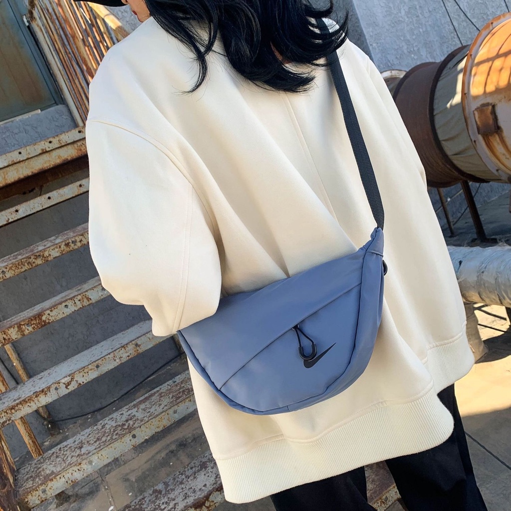 Túi Đeo Chéo Vai Bằng Vải Thời Trang Sành Điệu Cho Nam Và Nữ