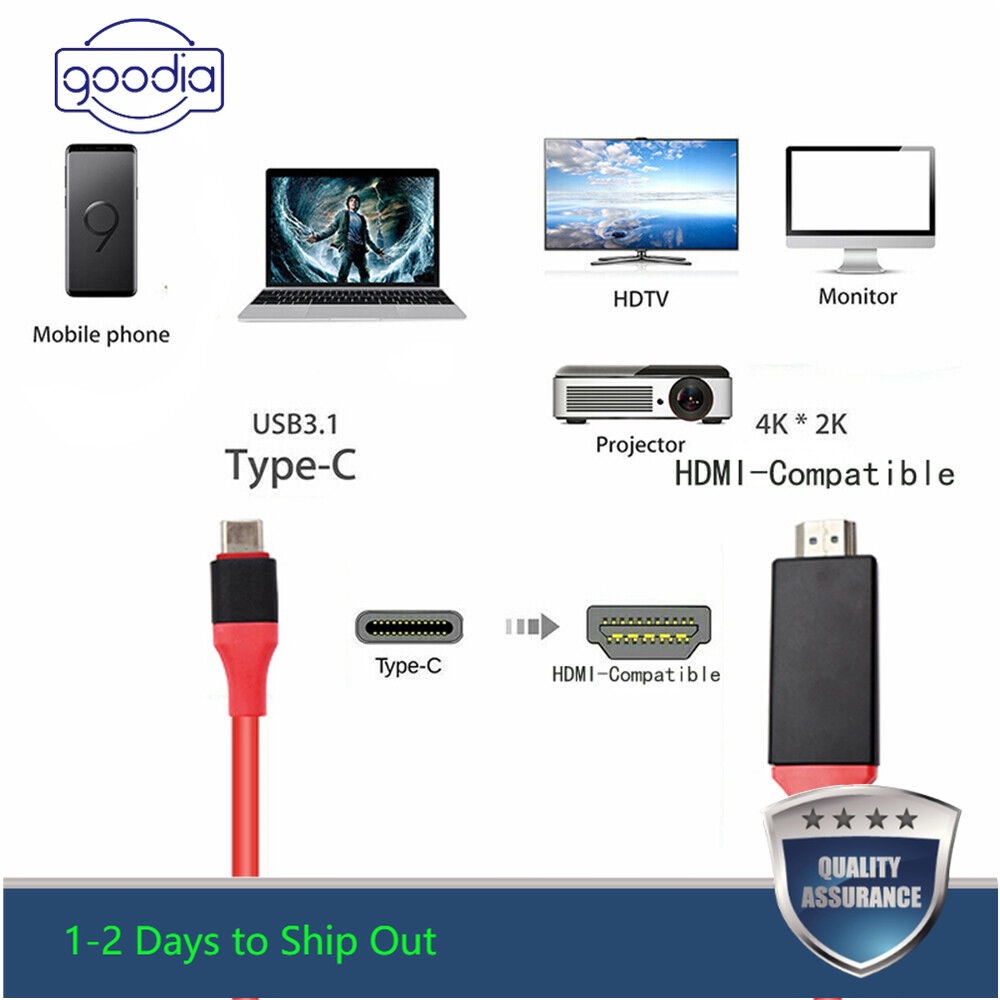 Cáp ChuyểN Từ type C Sang HDMI 4k 1080p HD TV Chuyên DụNg | BigBuy360 - bigbuy360.vn