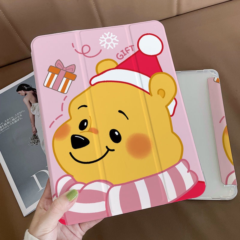 Ốp Máy Tính Bảng TPU Mềm Hình Gấu Pooh Dễ Thương Cho iPad GEN 7 / 8 / 9 10.2 "Air4 Air5 Pro11" Pro12.9 "2020 / 2021 mini6