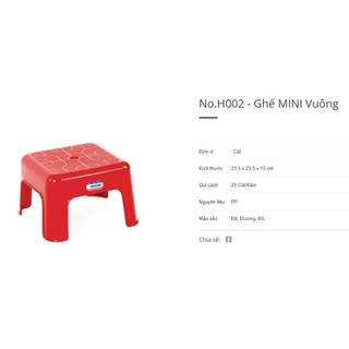 Ghế mini vuông duy tân no.h002
