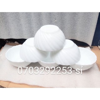 (HCM) Combo 10 cái chén ăn cơm opal trắng 11cm