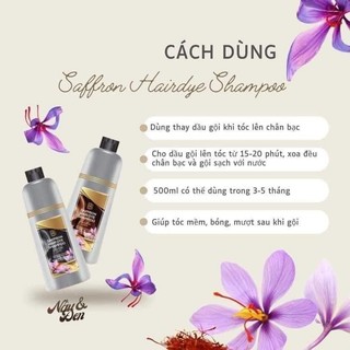 DẦU GỘI PHỦ BẠC TINH CHẤT SAFFRON