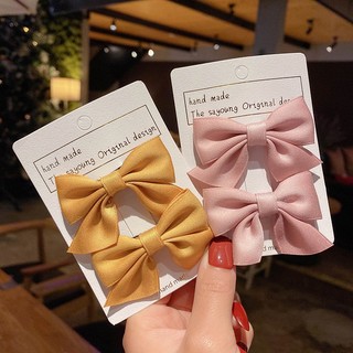 Set Kẹp Tóc Nơ Dễ Thương Cho Bé Gái