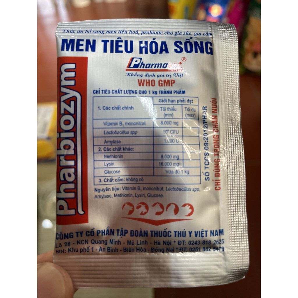 MEN TIÊU HÓA SỐNG 5g