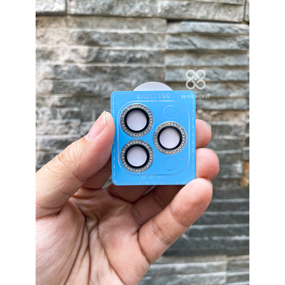 Len Camera Kuzoom chính hãng bản Crystal gắn đá 3 cam