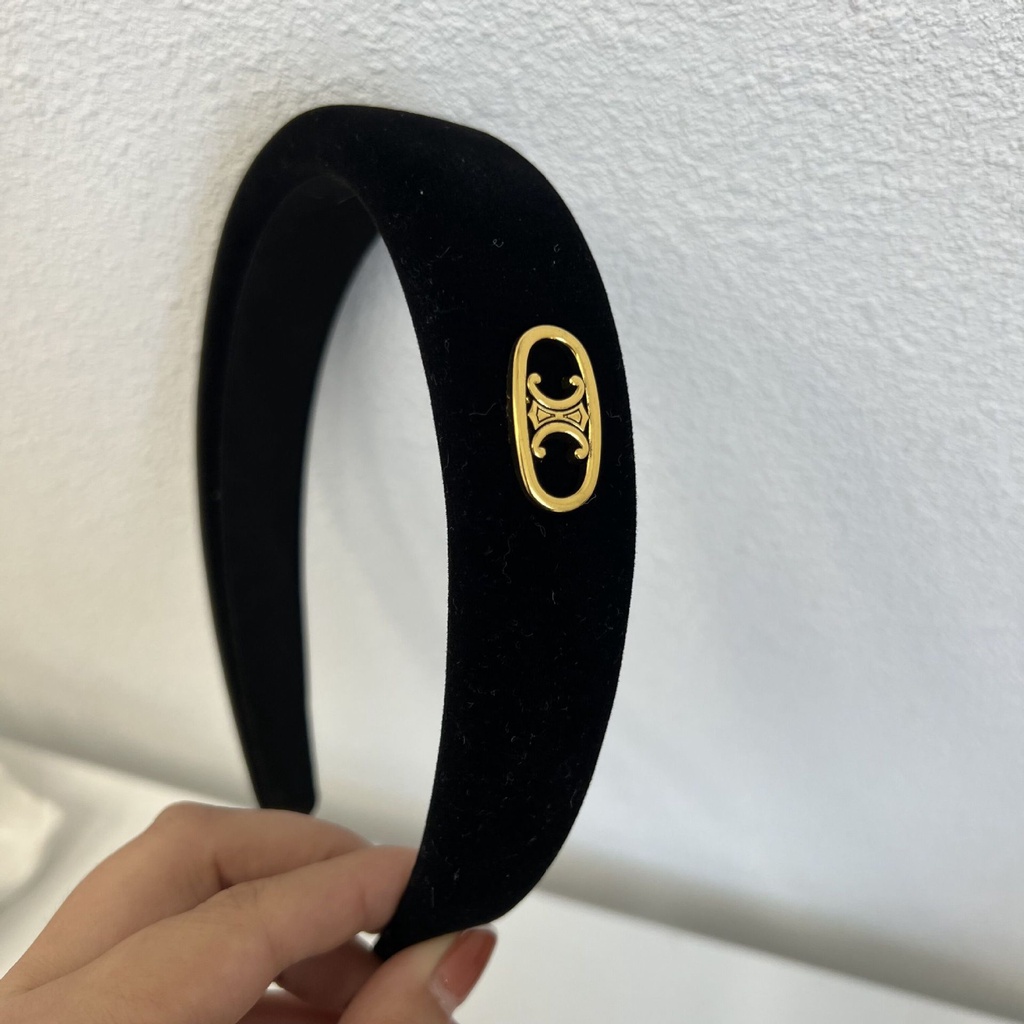 Cài Tóc Nhung Đen Thời Trang Thu Đông Mới Cho Nữ