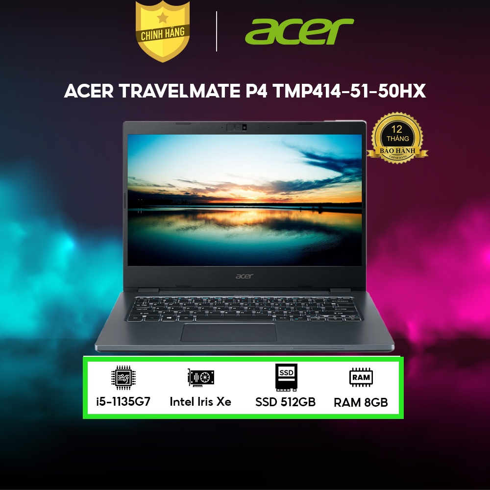 Laptop Acer TravelMate P4 TMP414-51-50HX 