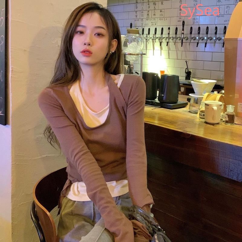 Áo Kiểu Hàn Quốc Thời Trang Mùa Thu Quyến Rũ Cho Nữ