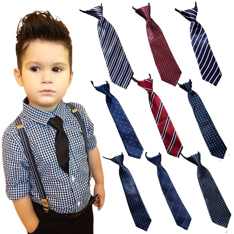 Cà vạt cho bé trai, cà vạt trẻ em free size