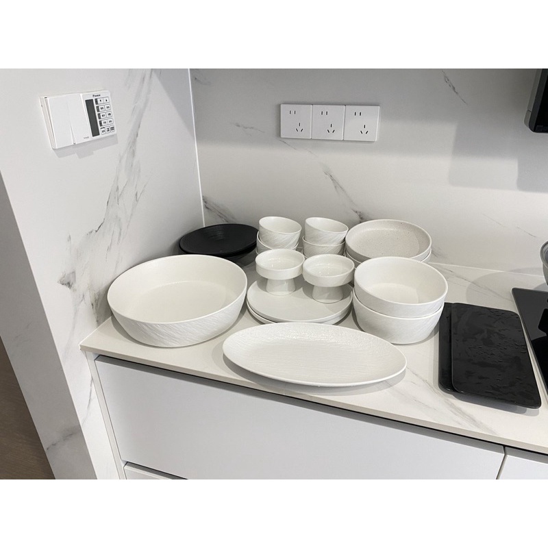 Đĩa cá, đĩa oval men nhám chống xước, đĩa decor