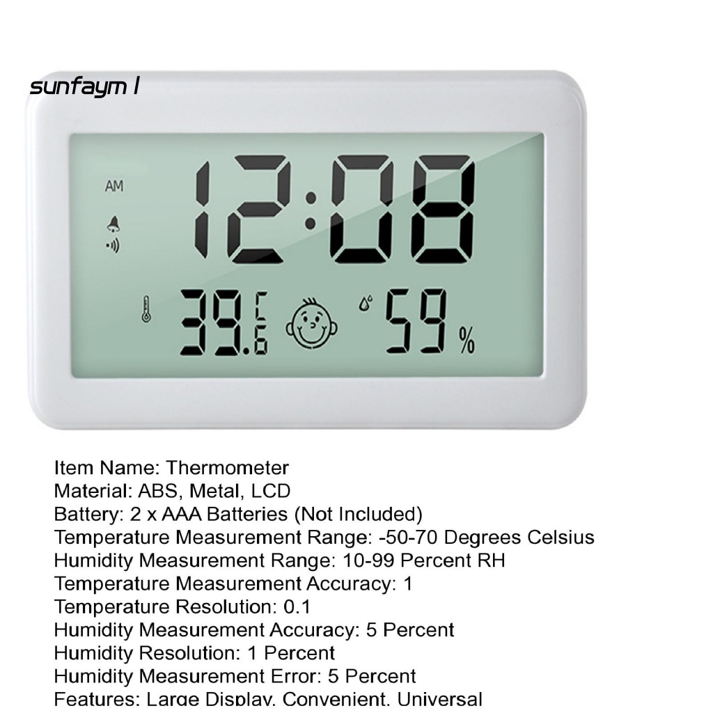 Nhiệt kế đo độ ẩm chính xác cao tiện dụng - ảnh sản phẩm 3