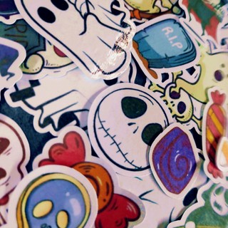 Set 30 hình dán sticker Halloween dễ thương