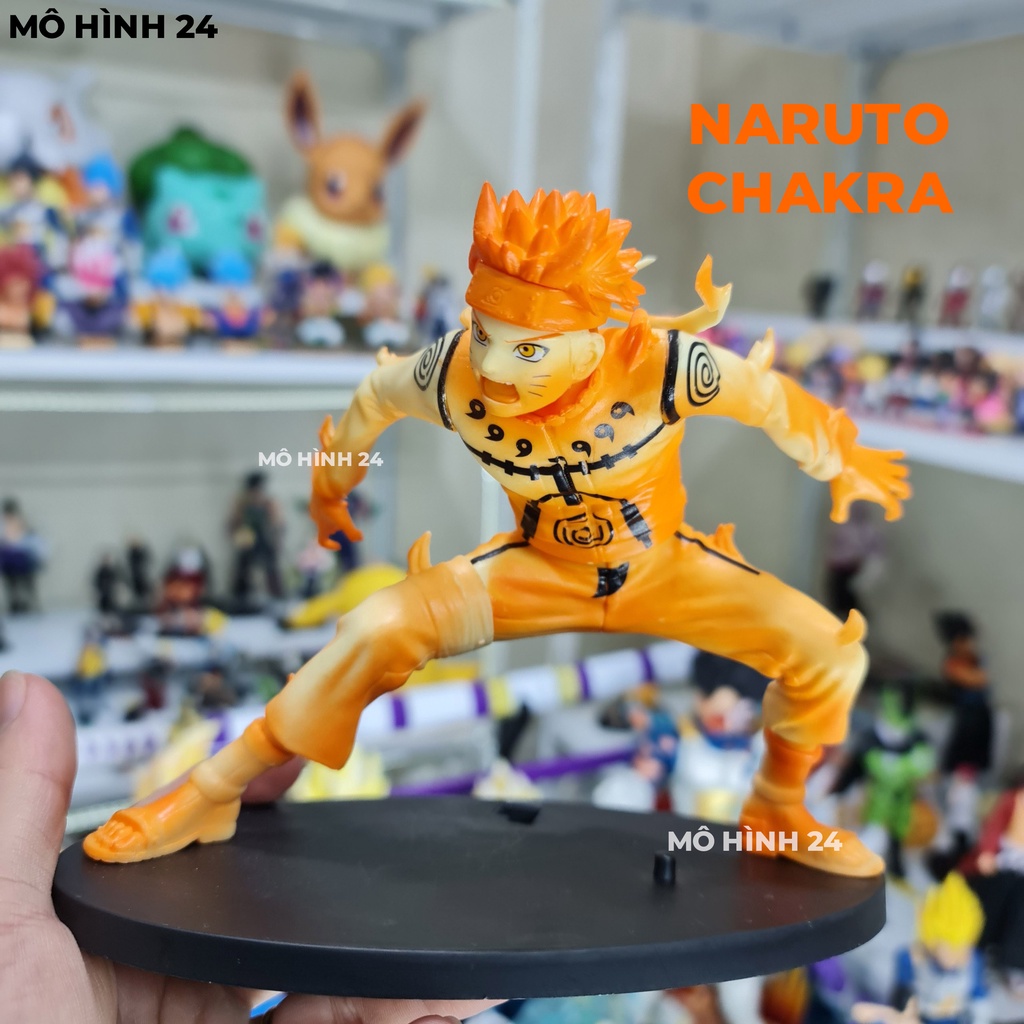 Mô Hình Naruto Shippuuden Uzumaki Naruto Vibration Stars III 3 Trạng thái chakra Cửu Vĩ - Kyuubi Chakra Mode tượng 24
