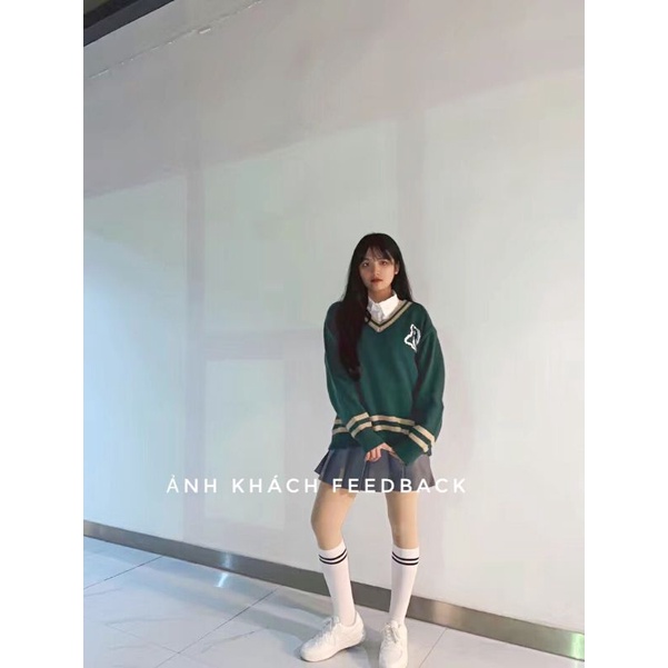 Áo Len Hàn Quốc dáng xuông Hirostore