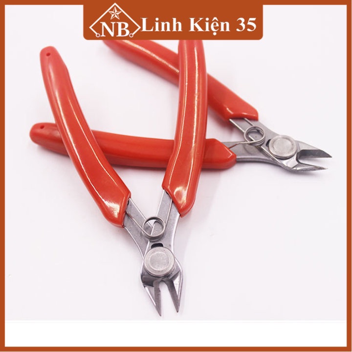 Kìm cắt chân linh kiện LK37 5 Inch siêu sắc bằng thép không gỉ, tay cầm êm ái