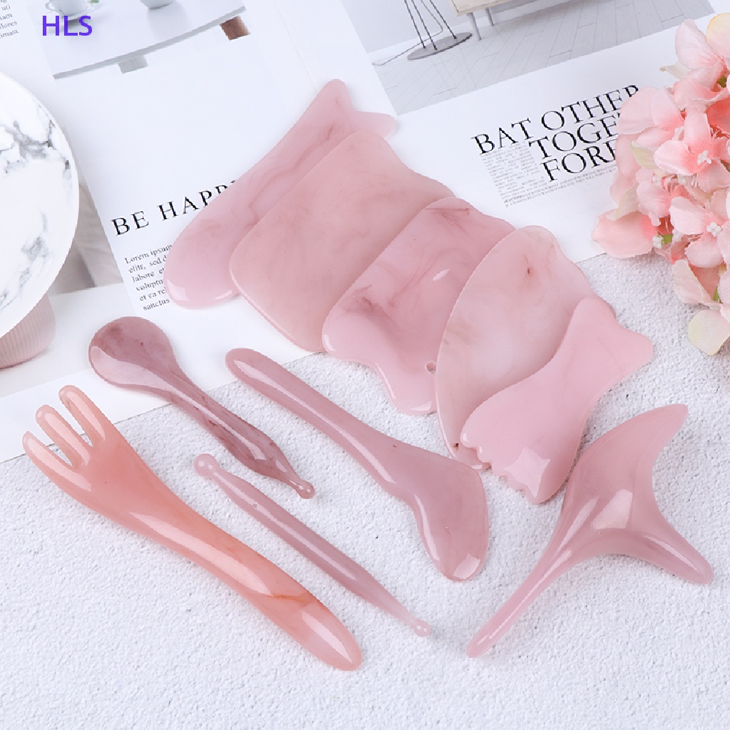 Dụng Cụ Mát Xa GuaSha Bằng Nhựa Tổng Hợp Tự Nhiên