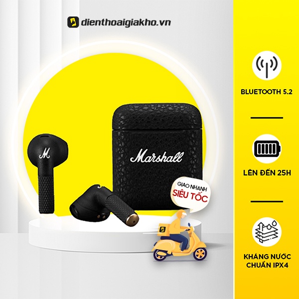 Tai nghe Bluetooth Marshall Minor III (3) Chính Hãng - Bảo Hành 1 Năm