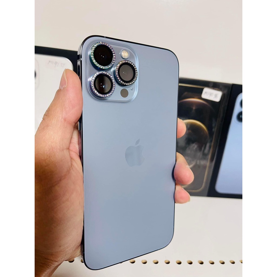 Bảo vệ camera iphone 11 11pro 11promax 12 12pro 12promax 13 13pro 13 promax 14 14lus 14pro 14promax đính đá