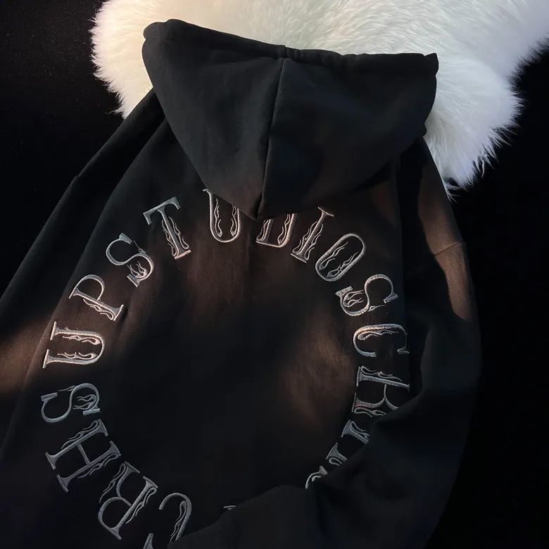 Áo Hoodie Dáng Rộng In Chữ Phong Cách Hàn Quốc Cho Nữ