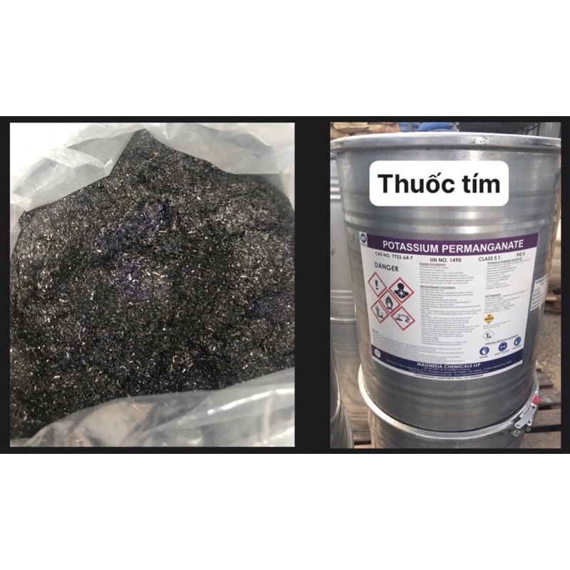 Sản phẩm hỗ trợ KMnO4 túi 100g