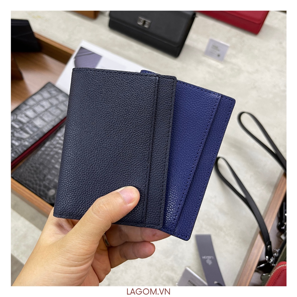 Ví đựng thẻ da thật LAGOM mini - Grain Card Holder