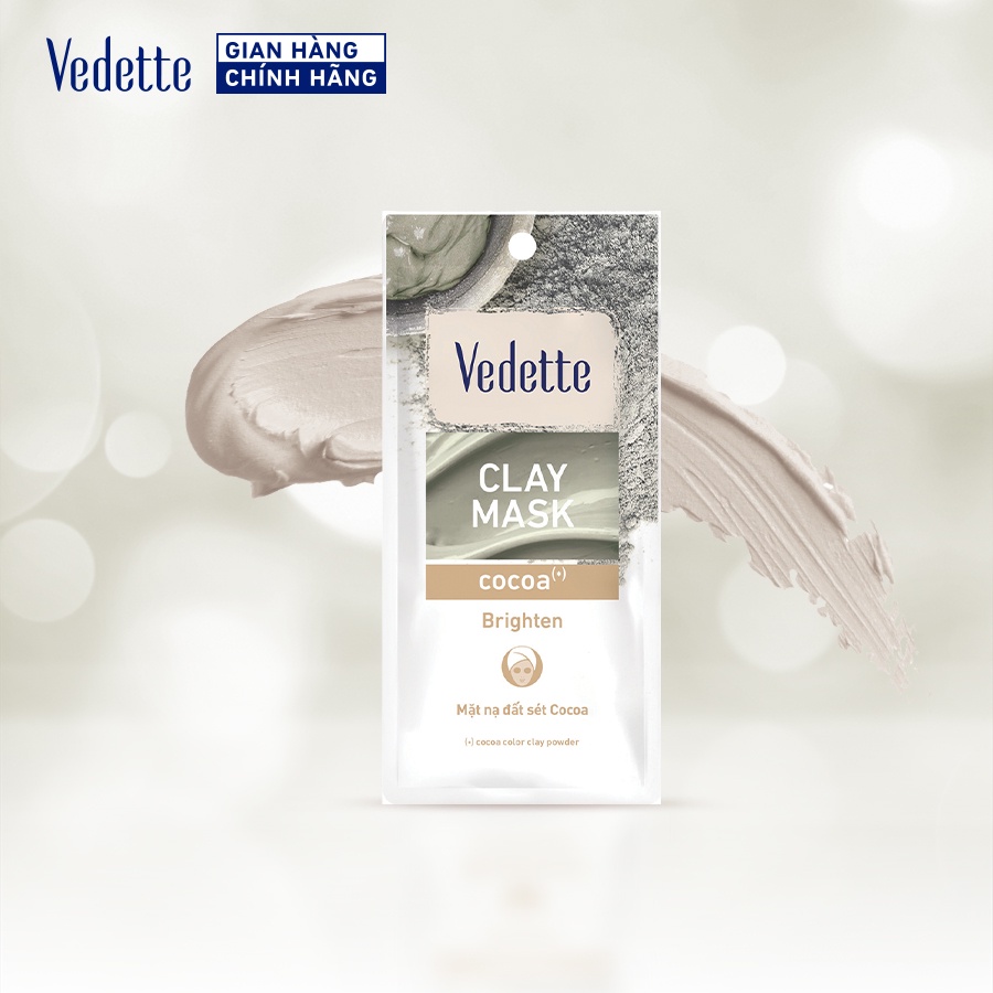 Mặt nạ đất sét Vedette Bùn Non (Cocoa) 12g (TPM051)