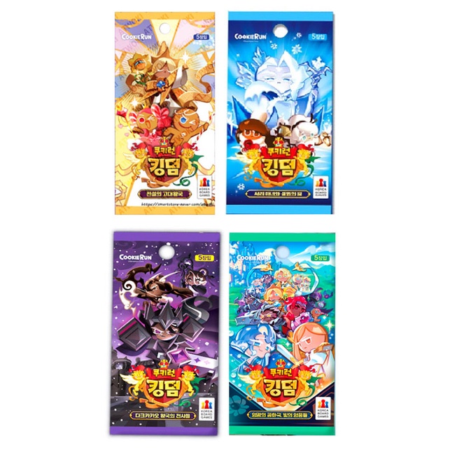 Gói thẻ Cookie Run Kingdom VOL1, VOL2, VOL3, VOL4