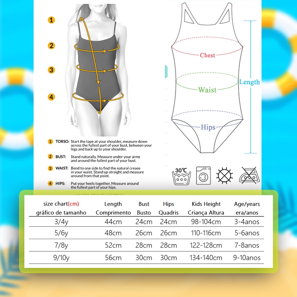 Bộ Đồ Bơi Một Mảnh Họa Tiết Nàng Tiên Cá Thời Trang 2022 Dành Cho Bé Gái