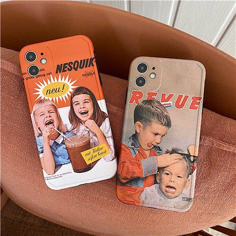 Funny Boys and Girls Apple 11 Phone Case Iphone12/13/14 Female 7/8Plus Trendy Xsmax Couple XR hLZs