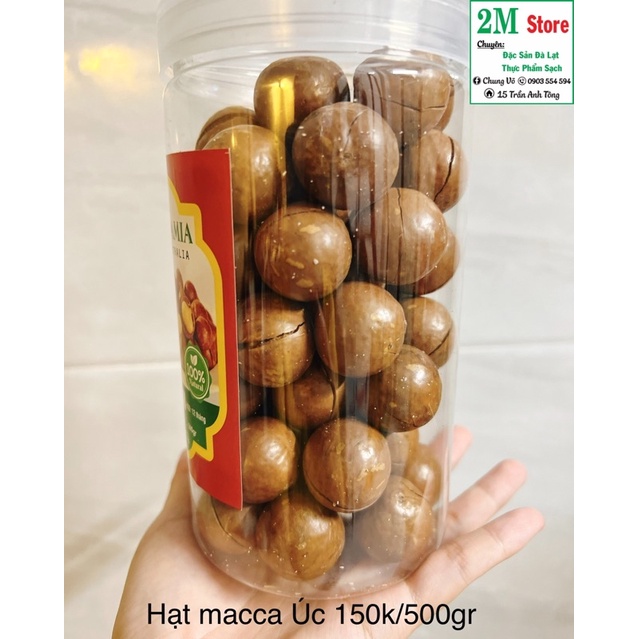 Hạt macca Úc nứt vỏ có sẵn dụng cụ tách hạt