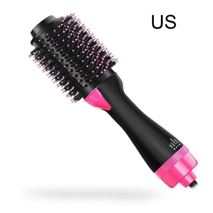 ❤Hair Dryer Hot Air Brush Styler And Volumizer Straightener Curler Comb Roller