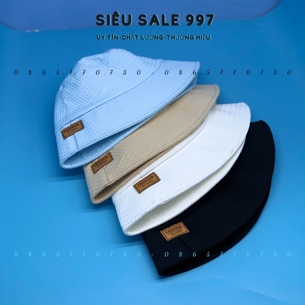 NÓN VÀNH CỤP THÊU LOGO DA CHẤT VẢI MỀM HỌA TIẾT TỔ ONG 4 MÀU CAO CẤP