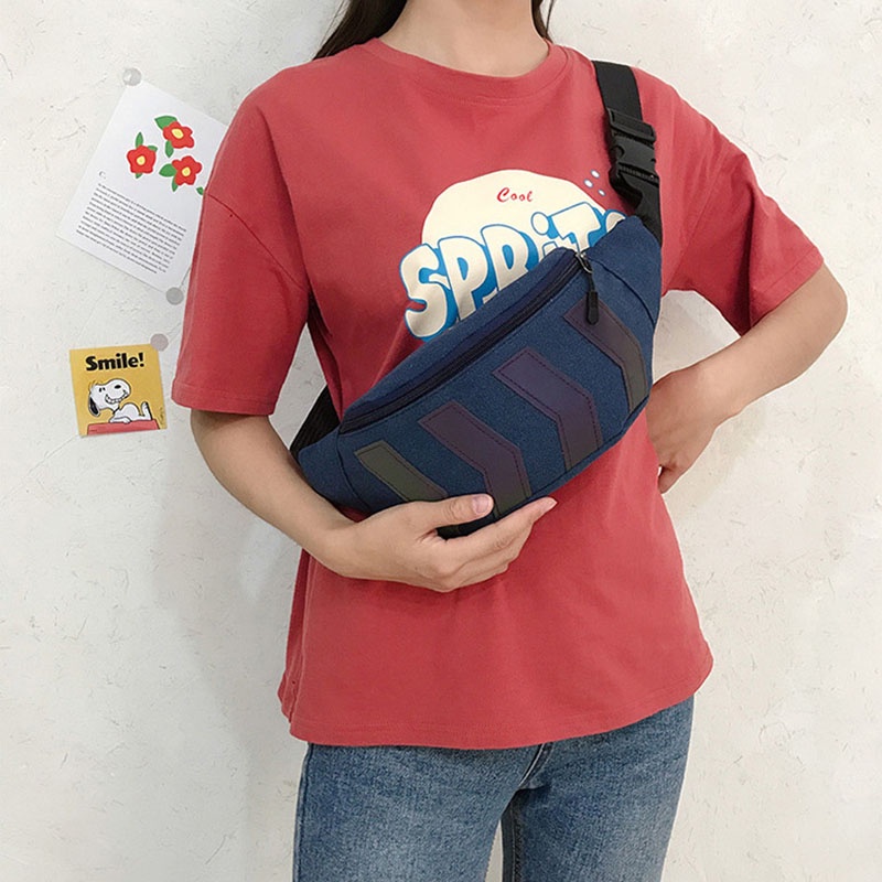 Túi Đeo Chéo Vai Bằng Vải Thời Trang Sành Điệu Bắt Mắt Cho Nữ